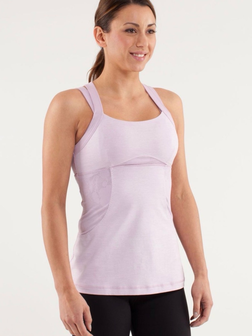 Lululemon Chaturanga Tank Top - pink. Size 8.